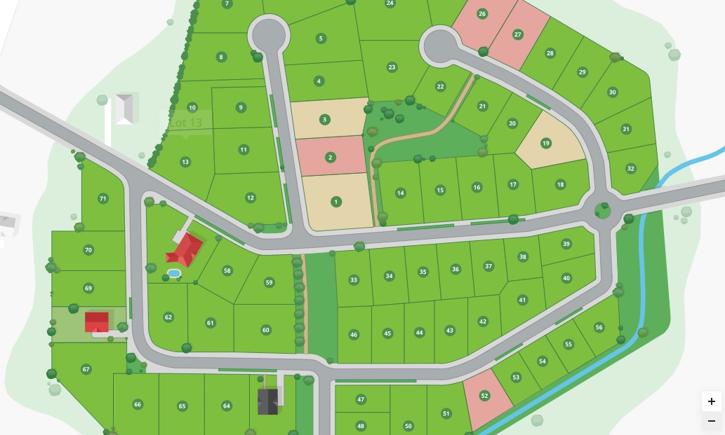 Mapa interactivo de lotización